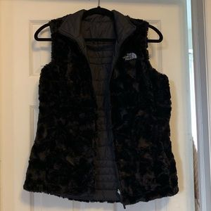 Reversible Black The North Face Vest